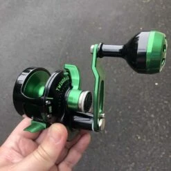 Accurate Boss Valiant BV-300 Lever Drag Reels -JH Tackle Store Accurate BV 300 Black Green BTY
