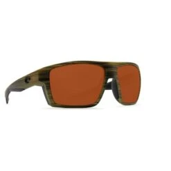 Costa Del Mar Bloke 580P Polarized Sunglasses -JH Tackle Store Costa Del Mar Bloke 580P Polarized Sunglasses Matte Verde Teak Black Frame and Copper Lens 1