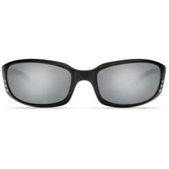 Costa Del Mar Brine 580G Polarized Sunglasses -JH Tackle Store Costa Del Mar Brine 580G Polarized Sunglasses Matte Black Frame and Silver Mirror Lens 1
