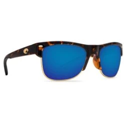 Costa Del Mar Pawleys 580P Polarized Sunglasses -JH Tackle Store Costa Del Mar Pawleys 580P Polarized Sunglasses Retro Tortoise Frame Angle 1