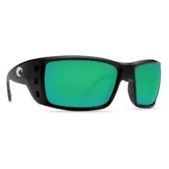 Costa Del Mar Permit 580P Polarized Sunglasses -JH Tackle Store Costa Del Mar Permit 580P Polarized Sunglasses Matte Black Frame Angle 1