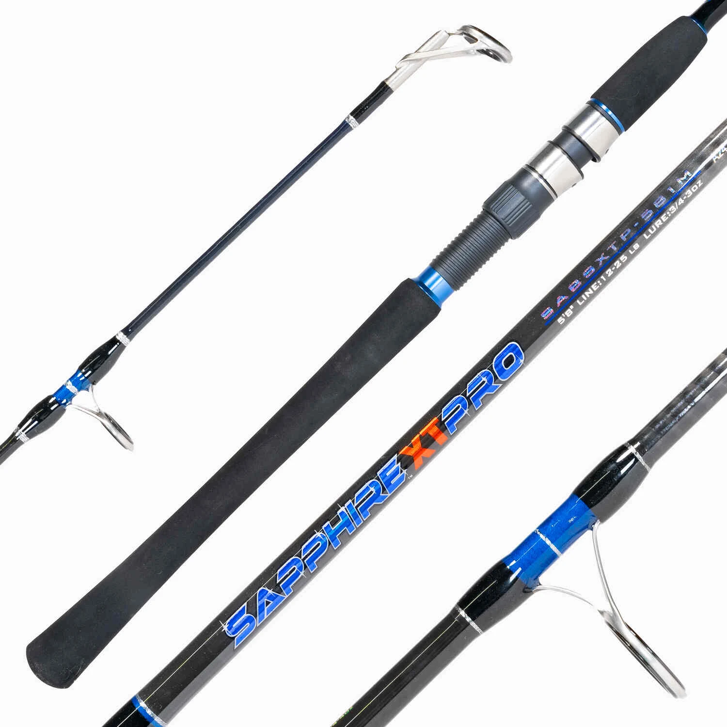 Tsunami Sapphire XT Pro Boat Spinning Rods 2 Tsunami Sapphire XT Pro Boat Spinning Rods - Image 2